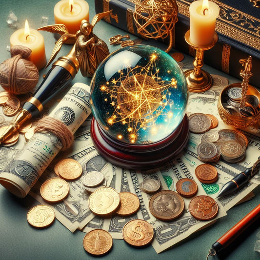 Money block removal spell—the practice of alchemy to create a clear pathway for wealth and prosperity