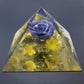   flower orgonite pyramid home protection amulet charms