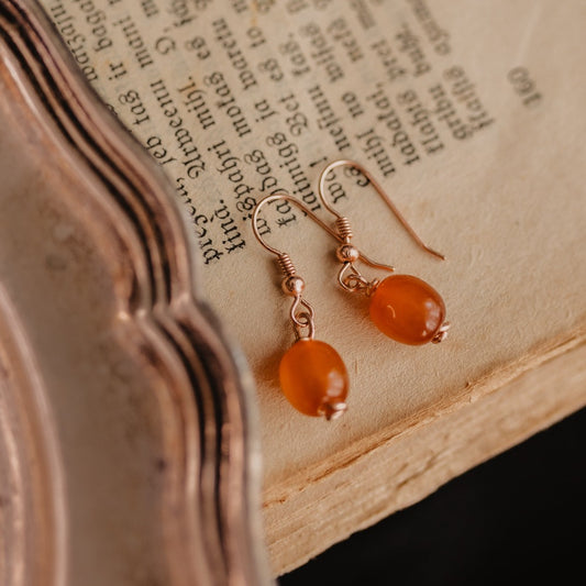 vintage baltic amber earrings