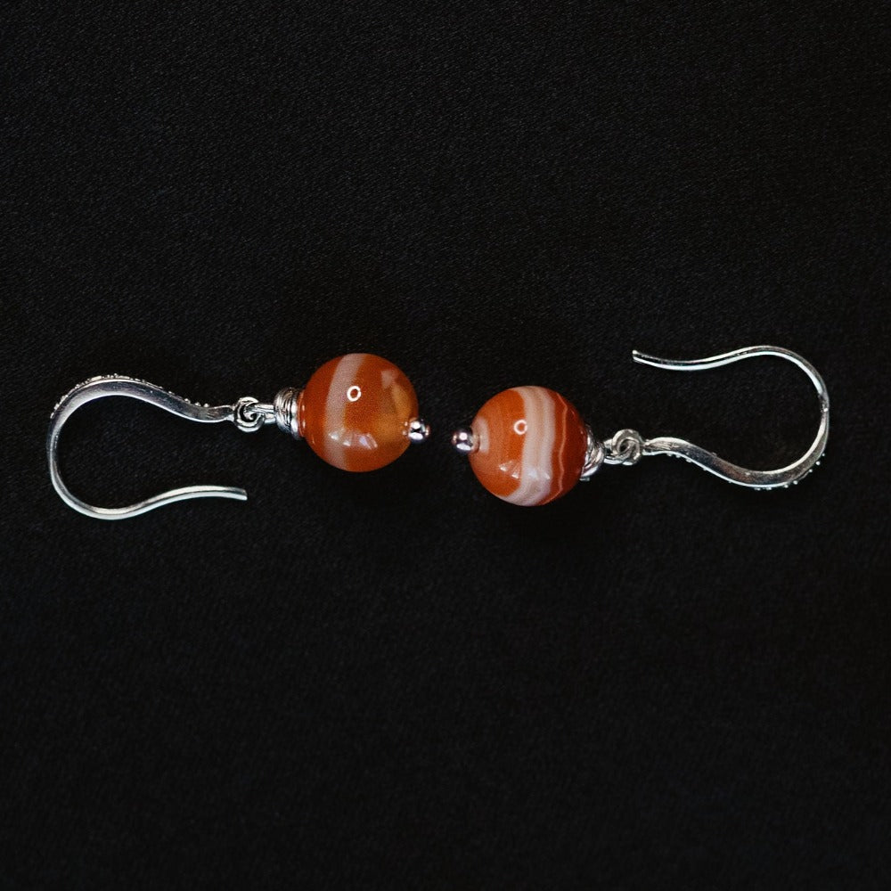  Carnelian earrings