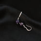   charoite earrings protection amulet charms